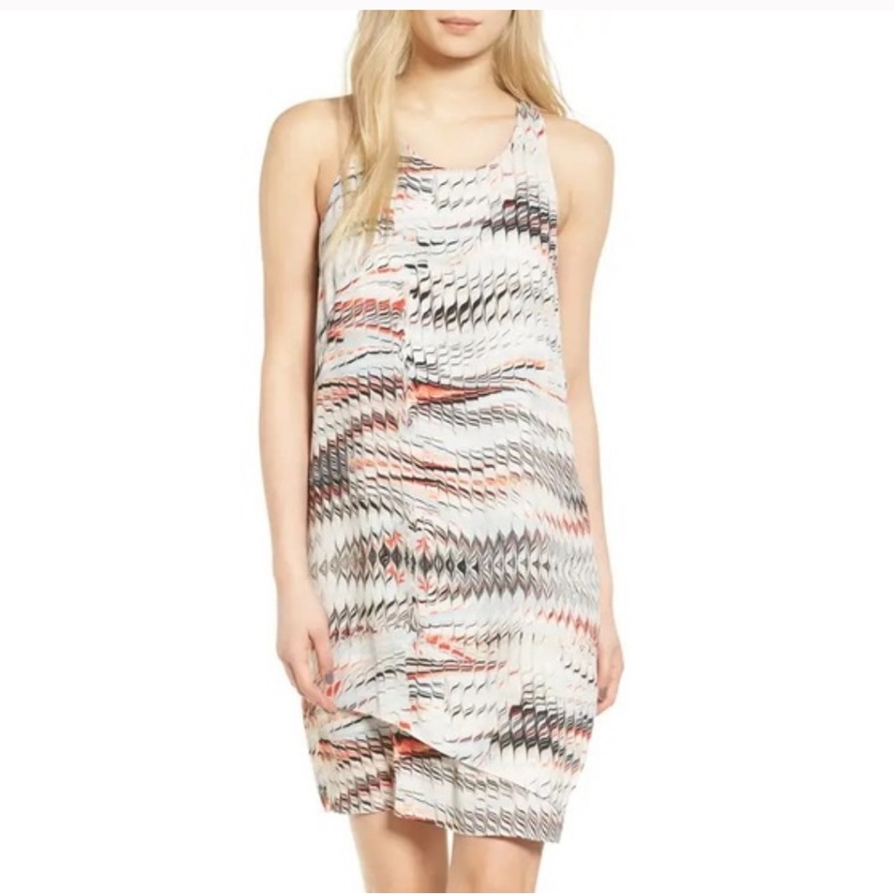 Trouve‎ Abstract Midi Dress-Size M